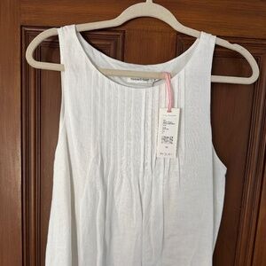 Brand new with tag Vineyard Vines Pintuck swing dress solid white size 12